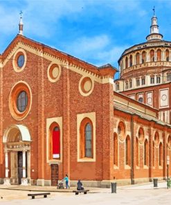 Santa Maria Delle Grazie Milan Paint By Numbers
