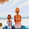 Sisters In Beach Paint By Numbers