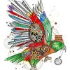 Steampunk Bird paint By Numbers