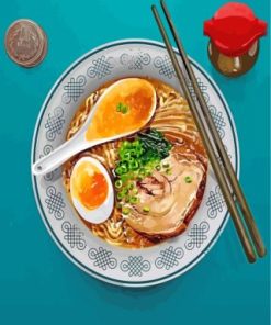 Tasty Ramen Paint By Numbers