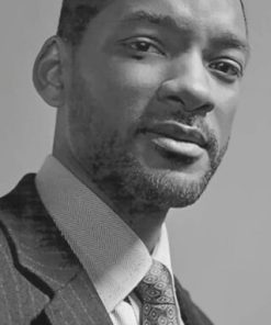 Will Smith Black and White Paint By Numbers