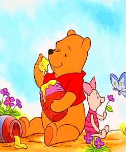 Winnie The Pooh And Piglet Paint By Numbers