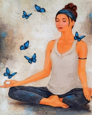 Yoga Woman Paint By Numbers