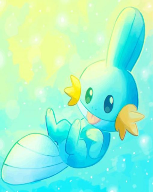 Cute Mudkip Paint By Numbers
