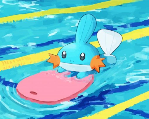 Mudkip Anime Paint By Numbers