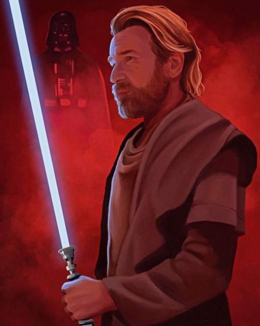 Obi Wan Kenobi Art Paint By Numbers