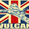 Vulcan Plane Art Paint By Numbers