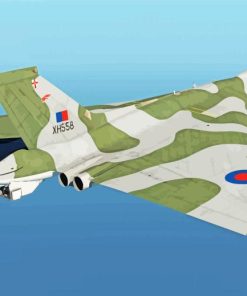 Vulcan Plane Paint By Numbers