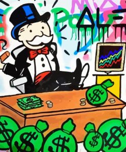 Monopoly Art Paint By Numbers