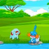 Mudkip And Phanpy Paint By Numbers