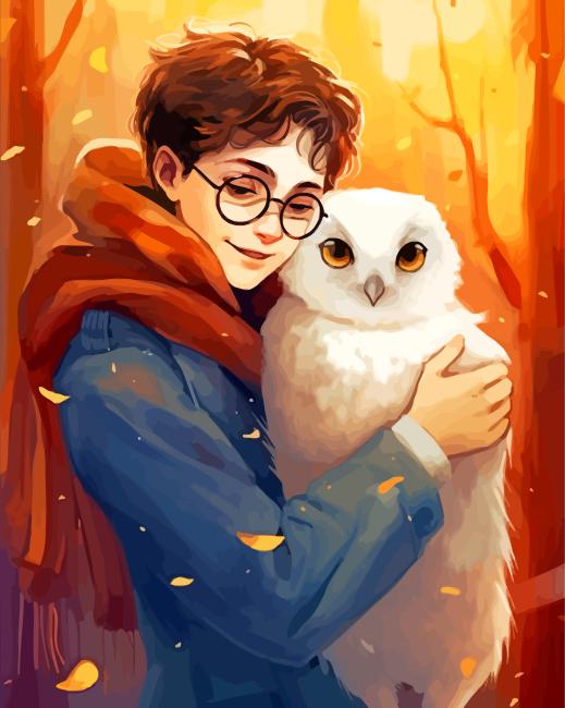Harry Potter Hedwig Owl Paint By Numbers 