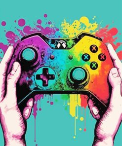Gaming Controller Paint By Numbers