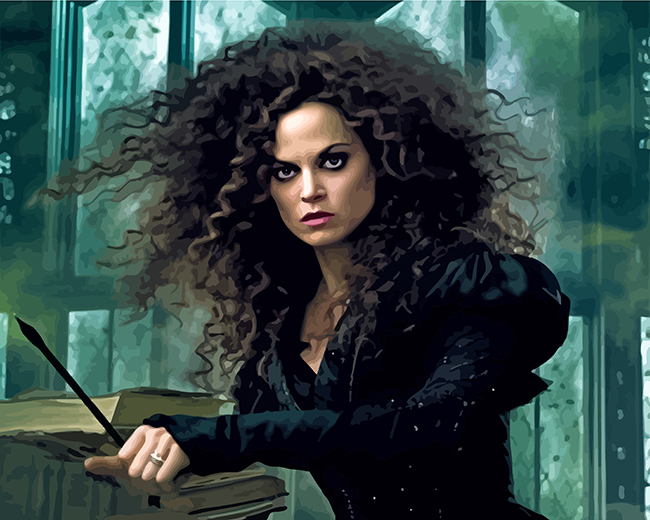 Bellatrix Lestrange Harry Potter - Paint By Numbers - Paint by numbers for  adult