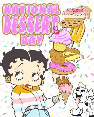 Betty Boop Desert Paint By Numbers 