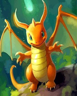 Dragonite Paint By Numbers 