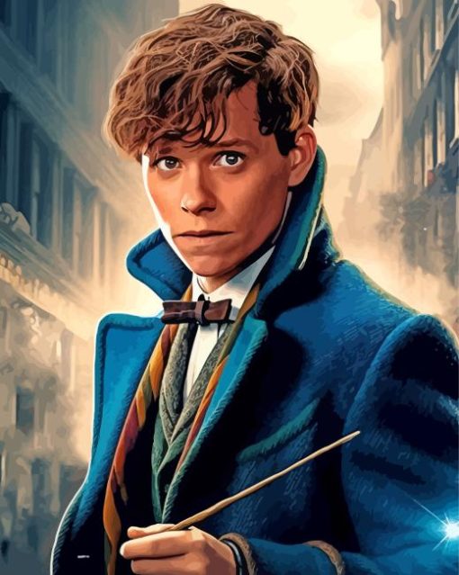 Newt Scamander Character Paint By Numbers