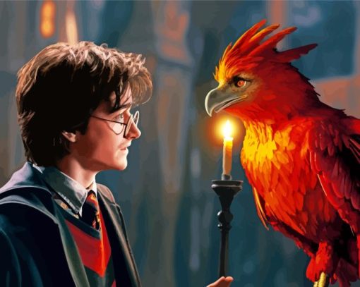 Fawkes Bird Harry Potter Paint By Numbers