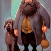 Hagrid And His Dog Paint By Numbers