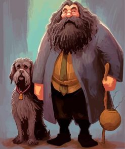 Hagrid And His Dog Paint By Numbers