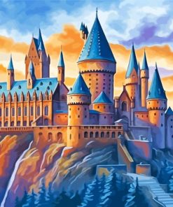 Hogwarts Castle Art Paint By Numbers