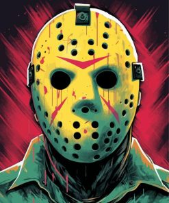 Jason Horror Movie Paint By Numbers