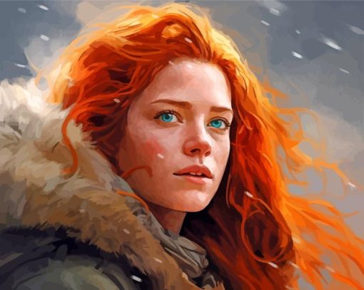 Ygritte Game Of Thrones Art Paint By Numbersz