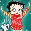 Christmas Betty Boop Paint By Numbers