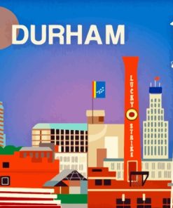 Durham Poster Paint By Numbers