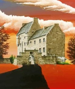 Midhope Castle Scotland Paint By Numbers