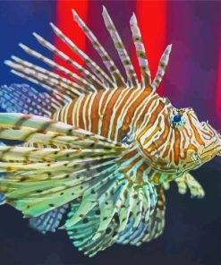 Tropical Lionfish Paint By Numbers