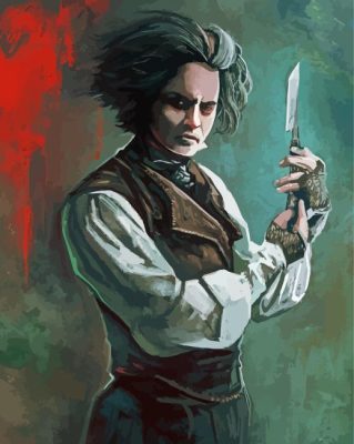 Sweeney Todd Art Paint By Numbers 
