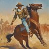 Cowpuncher Maynard Dixon Paint By Numbers