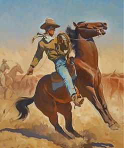 Cowpuncher Maynard Dixon Paint By Numbers