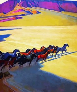 Wild Horses Maynard Dixon Paint By Numbers