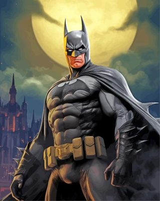 Batman Hero Paint By Numbers
