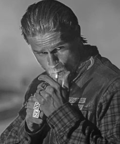 Charlie Hunnam Paint By Numbers art