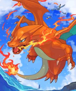 Pokemon Charizard Paint By Numbers