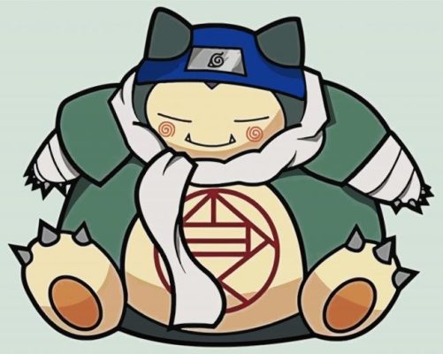 Snorlax Naruto Paint By Numbers 