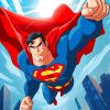 Superman Super Hero Paint By Numbers