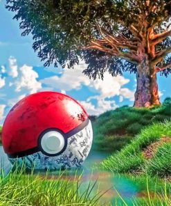 Pokemon Ball Paint By Numbers