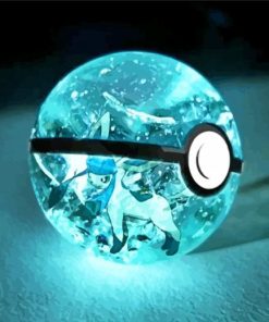 Blue Pokeball Paint By Numbers