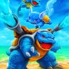 Squirtle Pokemon Paint By Numbers