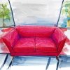 Red Couch Paint By Number